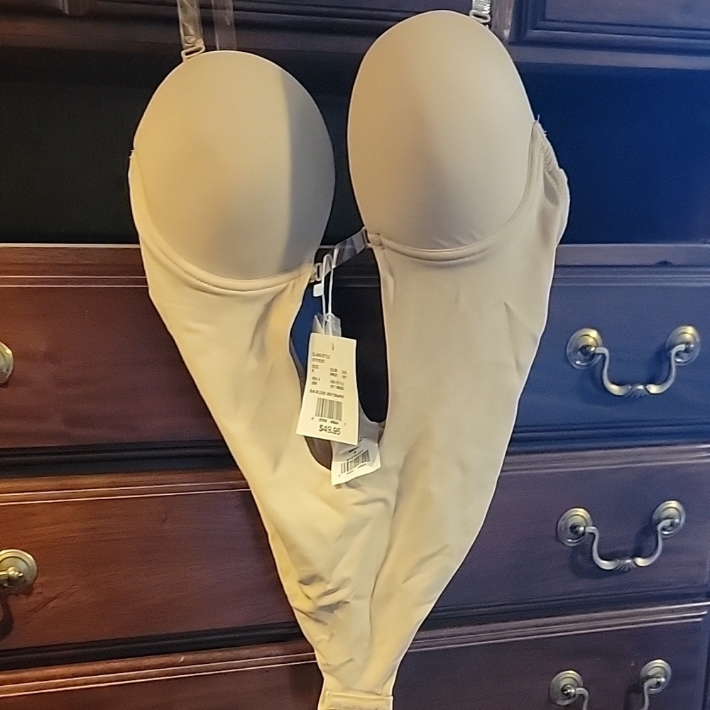 Saks Nude Strapless Bodysuit